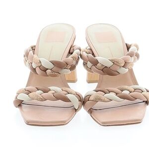Dolce Vita Women's Braided Sandals - Cream, Gold, Brown
